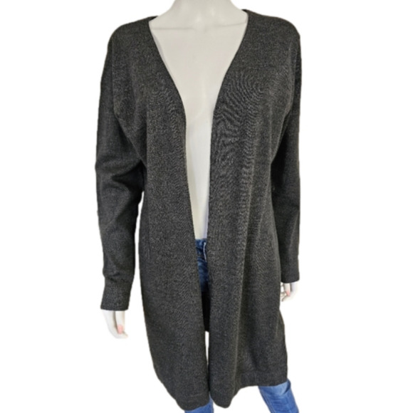 Stephanie Parks Long Sleeve Thigh Length Cardigan Size XL - Picture 1 of 8